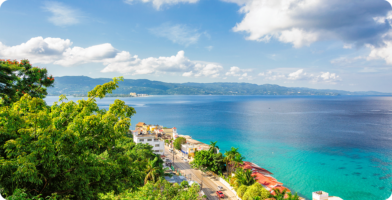 View of the sea at Montego Bay