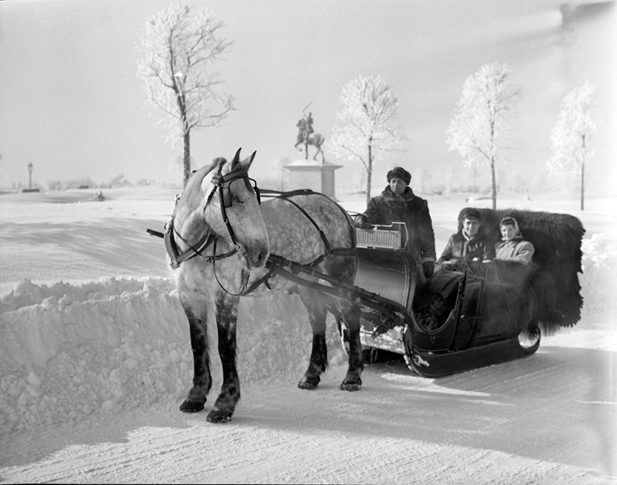 Touristes à Québec en 1951