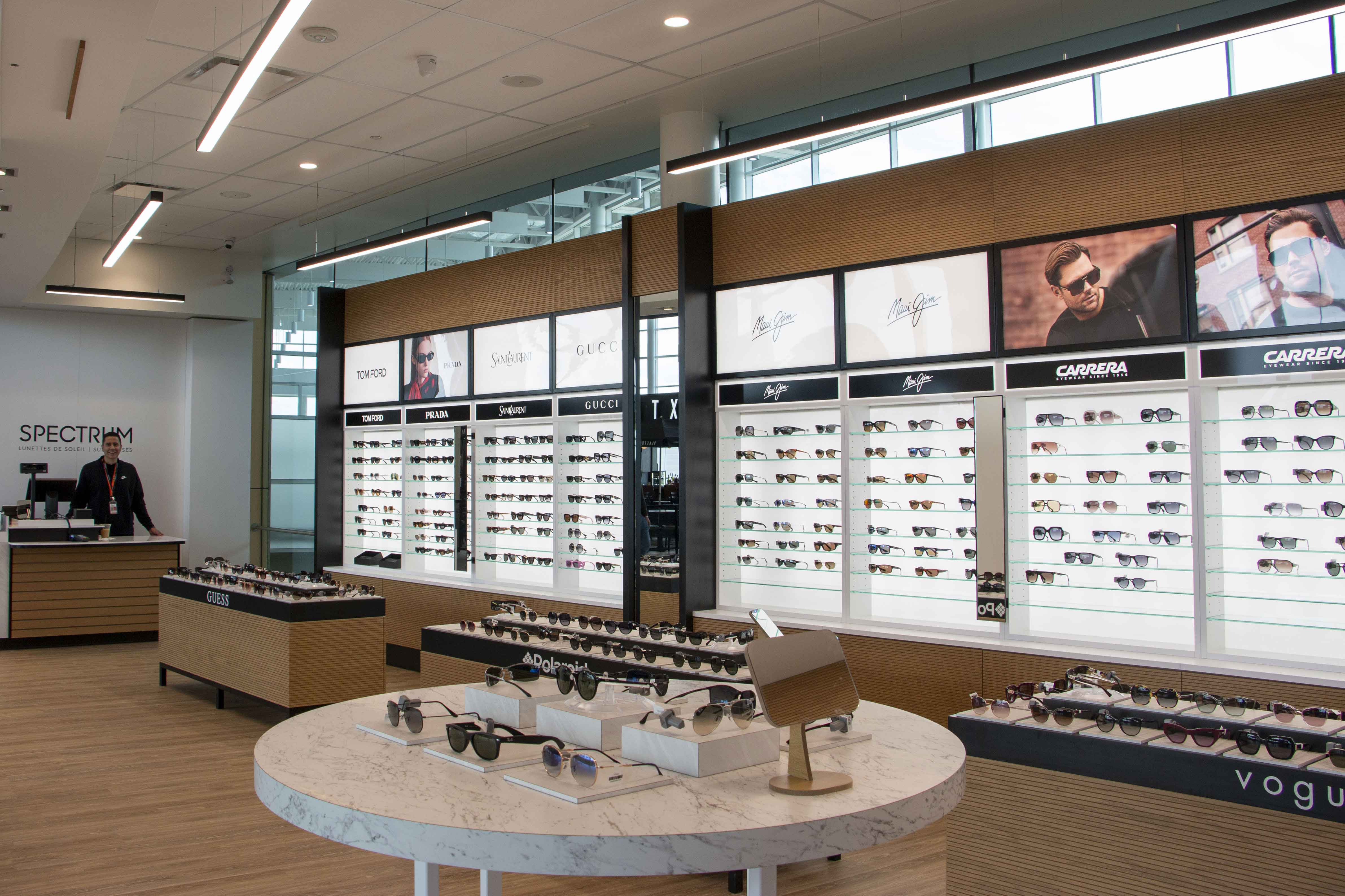Photo de la boutique de lunettes
