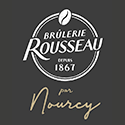 Brûlerie Rousseau by Nourcy counter logo
